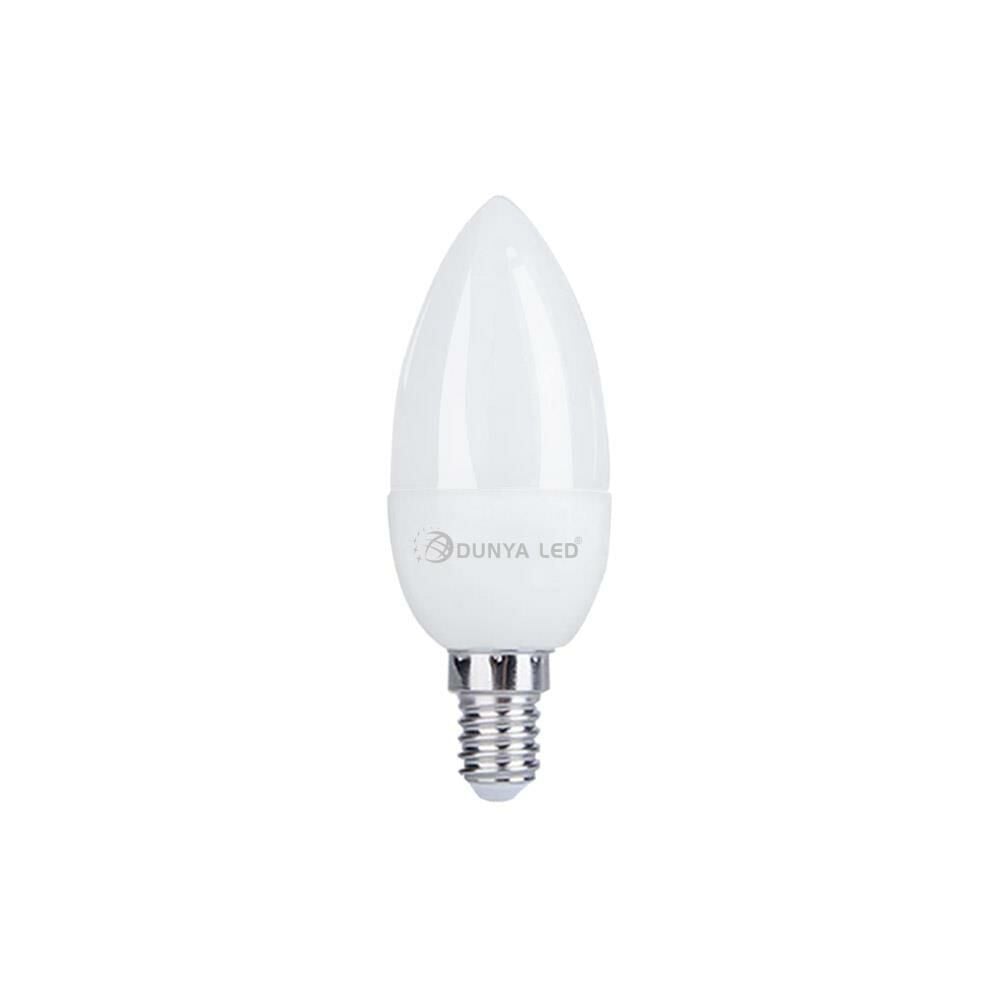 DÜNYA LED 7W E-14 LED BUJİ AMPUL 6500K