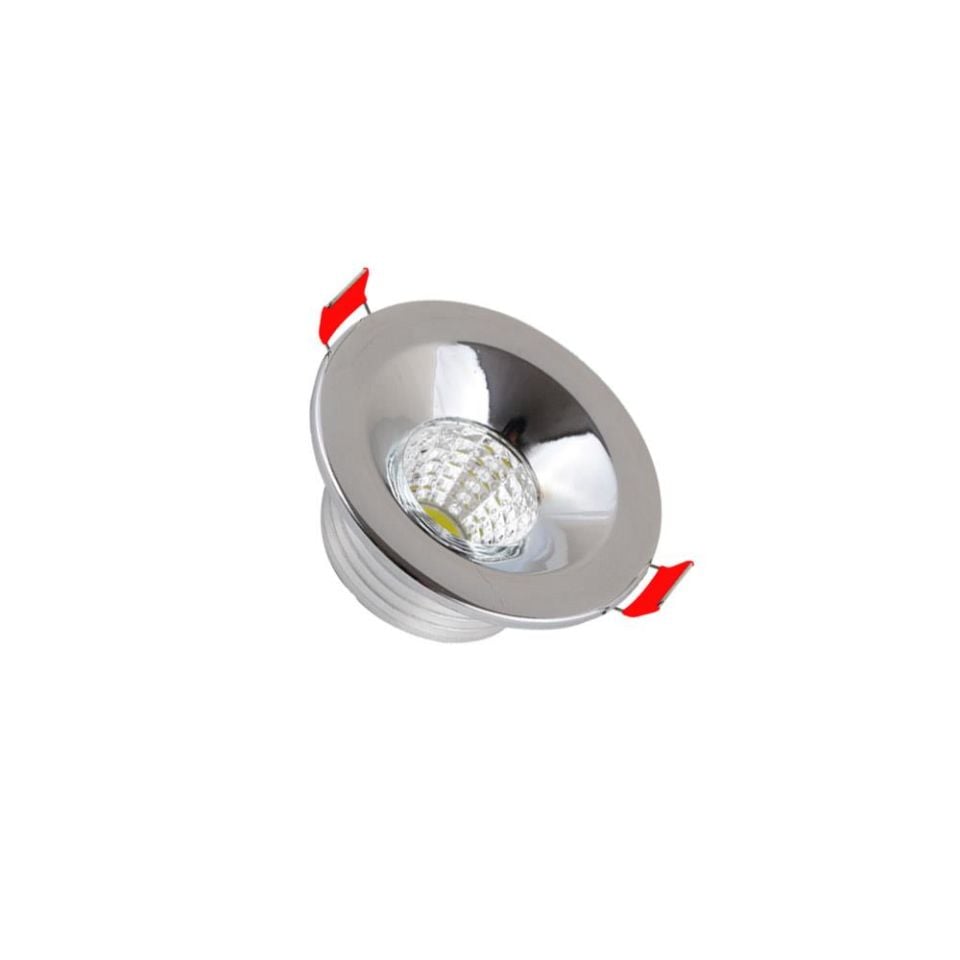 DÜNYA LED 3W MİNİ LED DOWNLIGHT KROM KASA 3000K